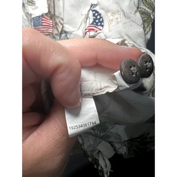 Batik Bay button down camp shirt mens XXL hawaiian tropical aloha casual sailer - Picture 4 of 6